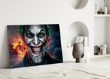 Joker Glass Wall Art