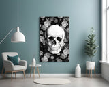 Skull Glass Wall Art