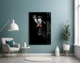 Joker Glass Wall Art