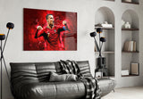 Christiano Ronaldo Glass Wall Art