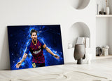 Messi Glass Wall Art