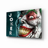 Joker Glass Wall Art