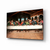 Last Supper Remastered Glass Wall Art