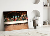 Last Supper Remastered Glass Wall Art