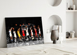 NBA All Stars Glass Wall Art