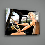 Marilyn Monroe Glass Wall Art