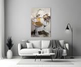 Brushed Face Glass Wall Art
