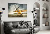 Aircraft Glass Wall Art