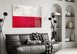 Flag of Poland Glass Wall Art