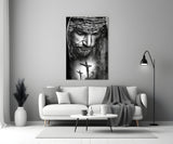 Jesus Glass Wall Art