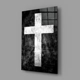 Cross Glass Wall Art