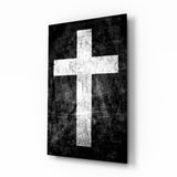 Cross Glass Wall Art