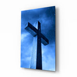 Cross Glass Wall Art