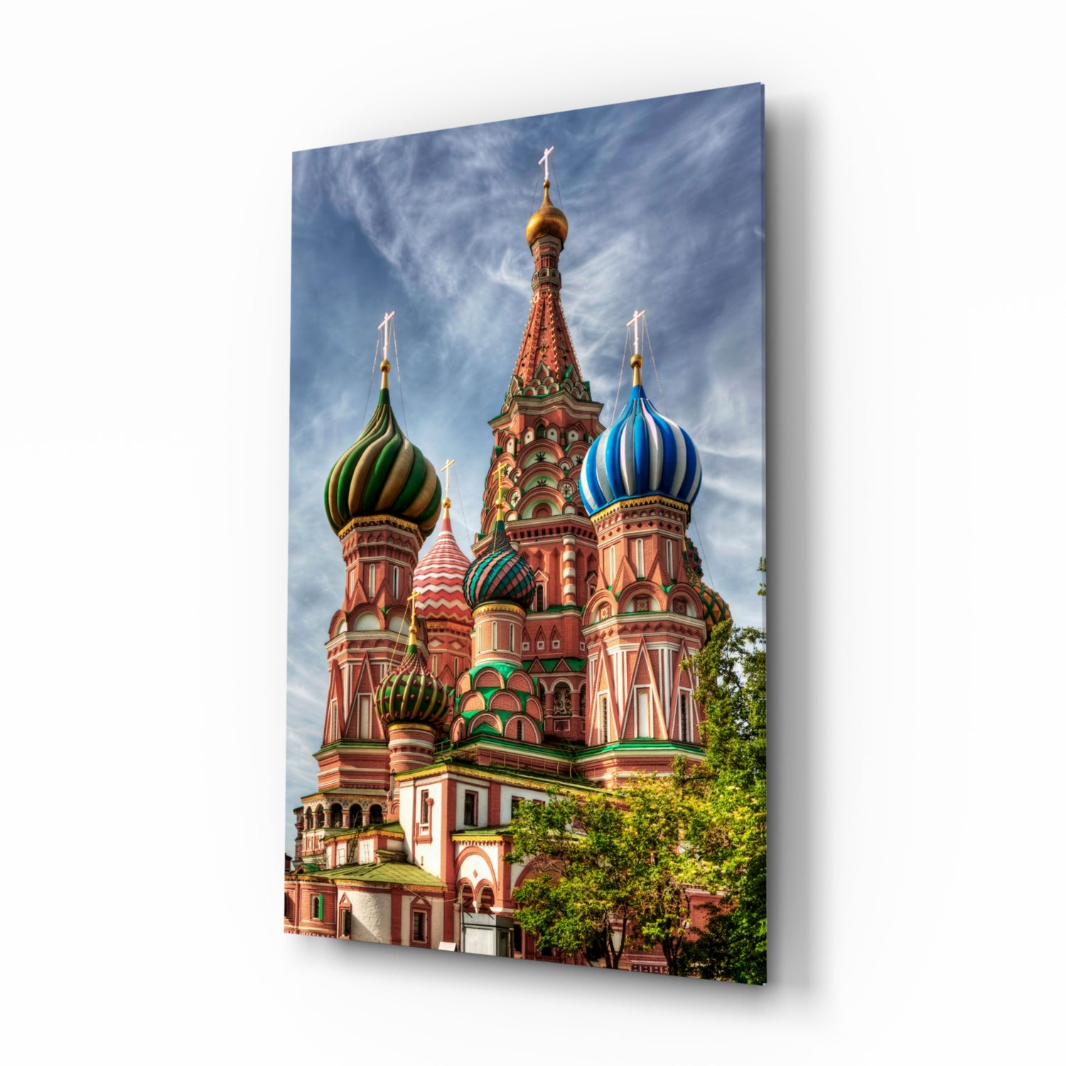 Saint Basil's Cathedral Glass Wall Art