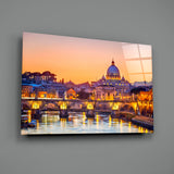 St. Peter's Basilica Glass Wall Art