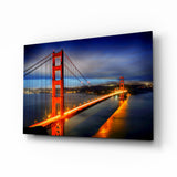 Golden Gate Bridge Glass Wall Art