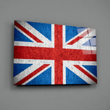 Flag of the United Kingdom Glass Wall Art