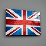 Flag of the United Kingdom Glass Wall Art