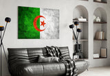 Flag of Algeria Glass Wall Art