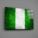 Flag of Nigeria Glass Wall Art