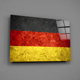 Flag of Germany Glass Wall Art