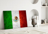 Flag of Mexico Glass Wall Art