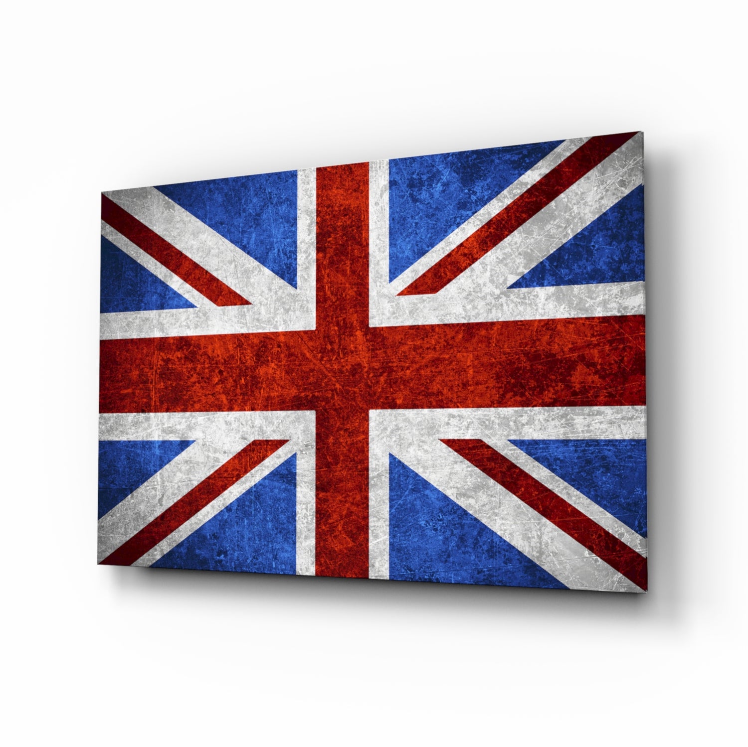 Flag of United Kingdom Glass Wall Art