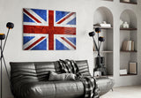 Flag of United Kingdom Glass Wall Art