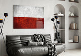 Flag of Poland Glass Wall Art