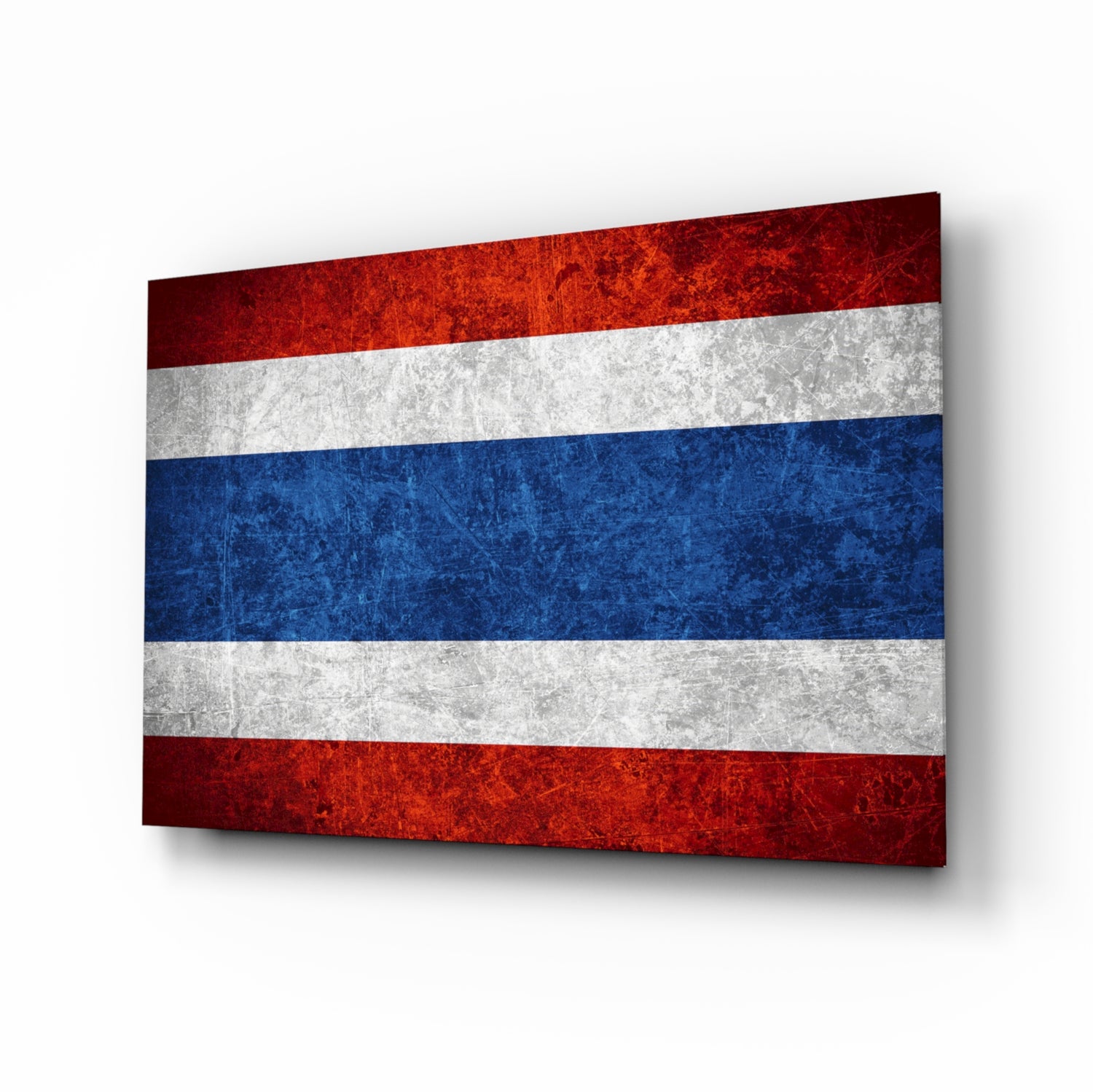 Flag of Tayland Glass Wall Art