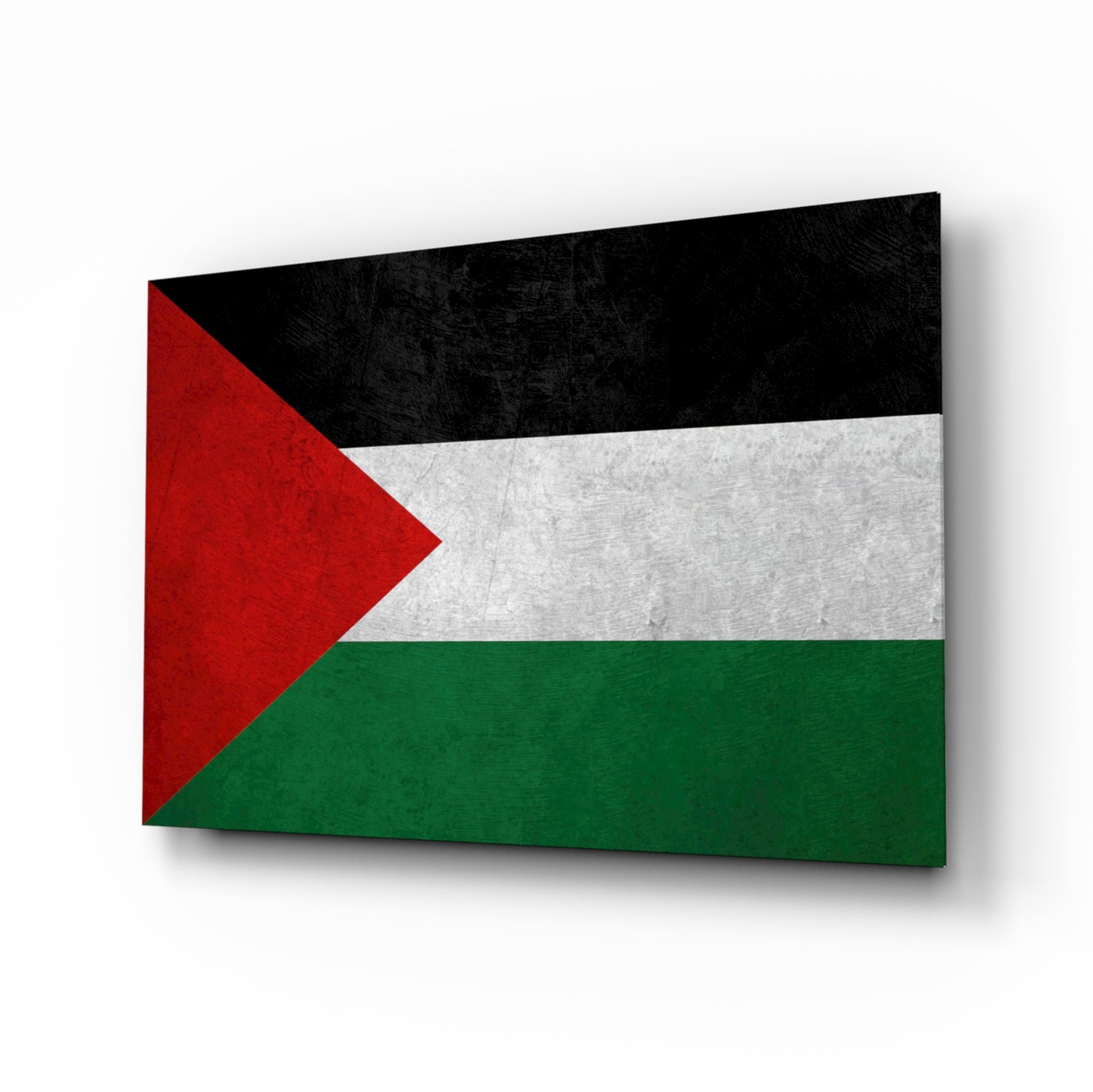 Flag of Palestina Glass Wall Art