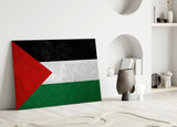 Flag of Palestina Glass Wall Art