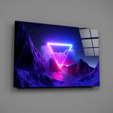 Triangle Glass Wall Art