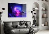 Triangle Glass Wall Art