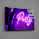 Entertainment Glass Wall Art