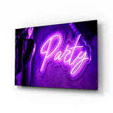 Entertainment Glass Wall Art