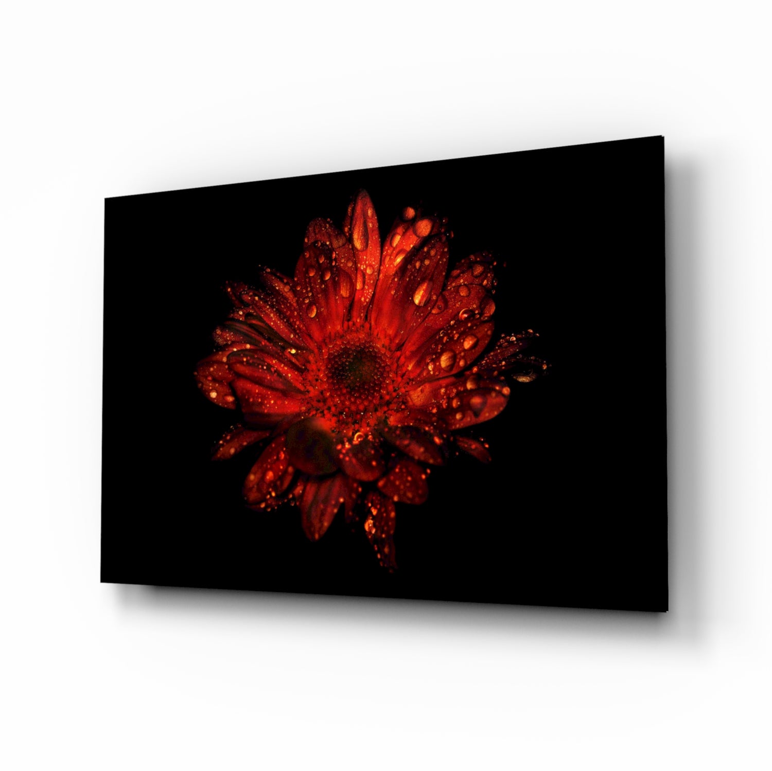 Flower Glass Wall Art