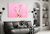 The Art Of Pink Glass Wall Art