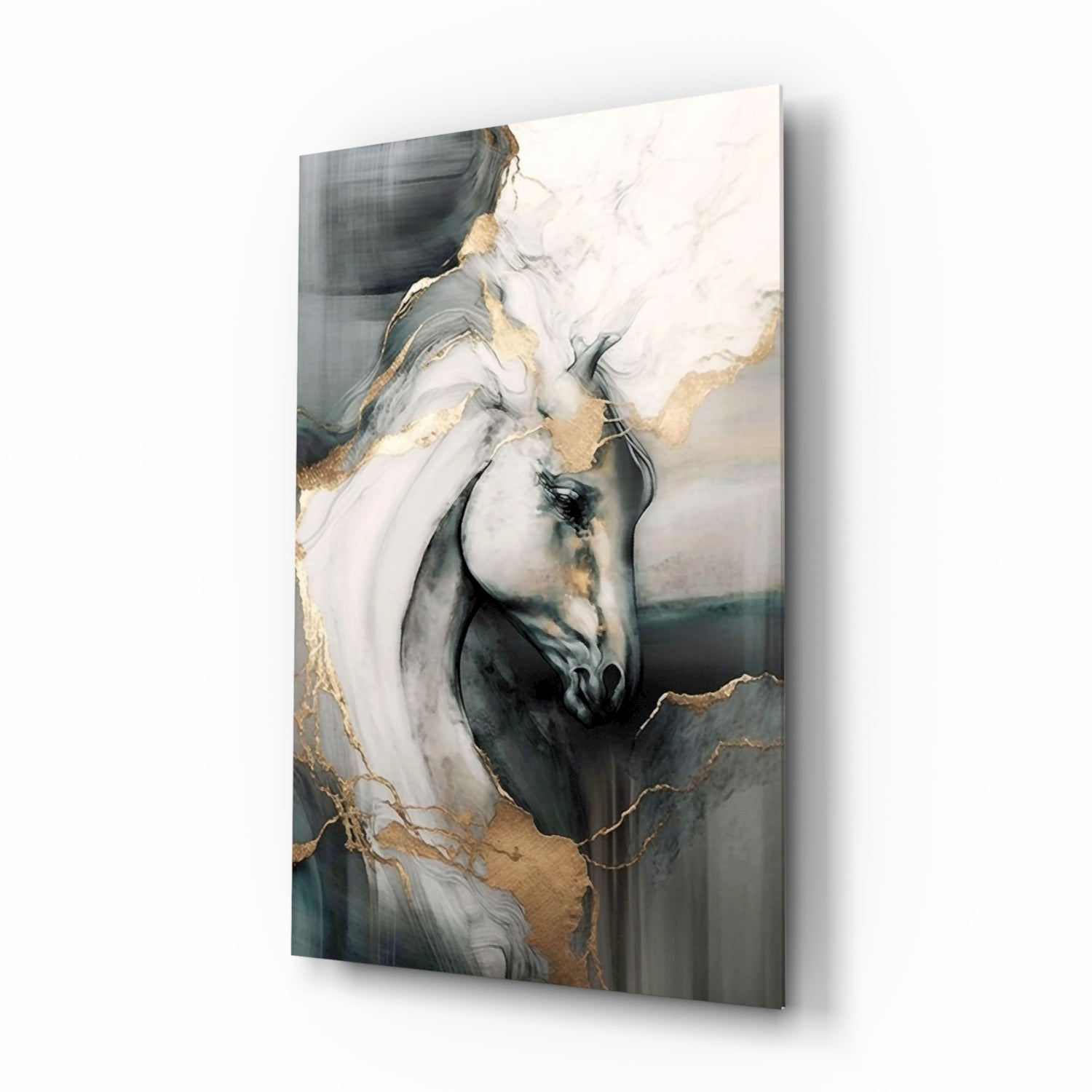 Horse Art Glass Wall Art