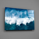 Waves Glass Wall Art