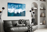 Waves Glass Wall Art