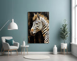 Zebra Glass Wall Art