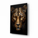 Leopard Glass Wall Art