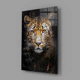 Leopard Glass Wall Art