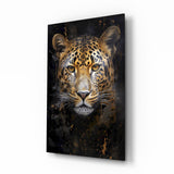 Leopard Glass Wall Art