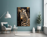 Zebra Glass Wall Art