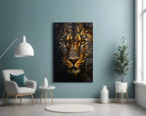 Leopard Glass Wall Art