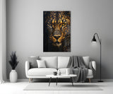 Leopard Glass Wall Art