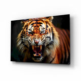 Tiger Glass Wall Art