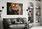 Tiger Glass Wall Art